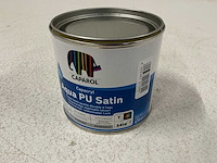 Caparol aqua pu satin verf 0,47l (5x) “ongebruikt” - afbeelding 1 van  1