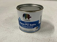 Caparol aqua pu satin verf 0,47l (6x) “ongebruikt” - afbeelding 1 van  1