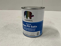 Caparol aqua pu satin verf 0,96l (2x) “ongebruikt” - afbeelding 1 van  1