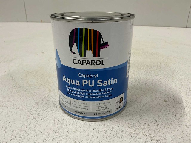 Caparol aqua pu satin verf 0,96l (3x) “ongebruikt” - afbeelding 1 van  1