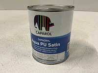 Caparol aqua pu satin verf 1l (2x) “ongebruikt” - afbeelding 1 van  1