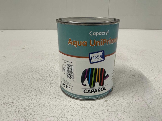 Caparol aqua uniprimer grondverf 0,96l (4x) “ongebruikt” - afbeelding 1 van  1