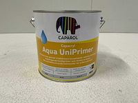 Caparol aqua uniprimer grondverf 2,4l (4x) “ongebruikt” - afbeelding 1 van  1