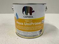 Caparol aqua uniprimer grondverf 2,4l (4x) “ongebruikt” - afbeelding 1 van  1