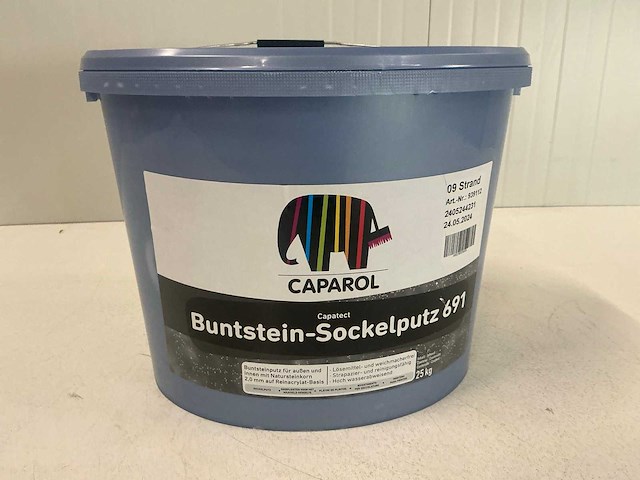 Caparol buntstein-sockelputz 691 gevelpleiser 25kg (2x) “ongebruikt” - afbeelding 1 van  1