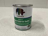 Caparol capacryl aqua hybrid satin lak 1l (5x) “ongebruikt” - afbeelding 1 van  1