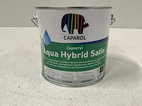 Caparol capacryl aqua hybrid satin lak 2,5l (4x) “ongebruikt” - afbeelding 1 van  1
