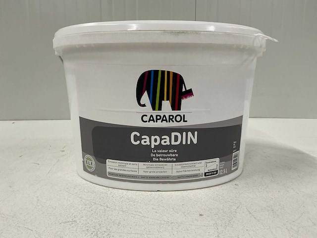 Caparol capadin binnenmuurverf 12,5l (2x) “ongebruikt” - afbeelding 1 van  1