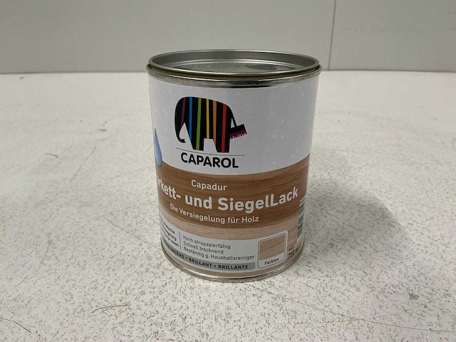 Caparol capadur parket-umd siegellack lak 0,75l (6x) “ongebruikt” - afbeelding 1 van  1