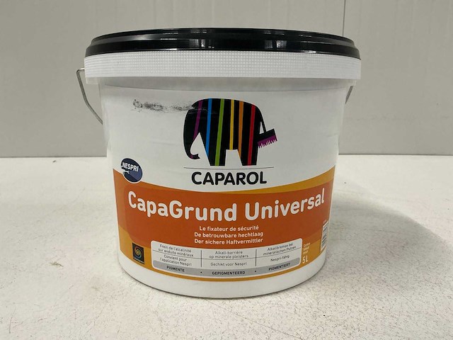 Caparol capagrund universal voorstrijkmiddel 5l(3x) “ongebruikt” - afbeelding 1 van  1