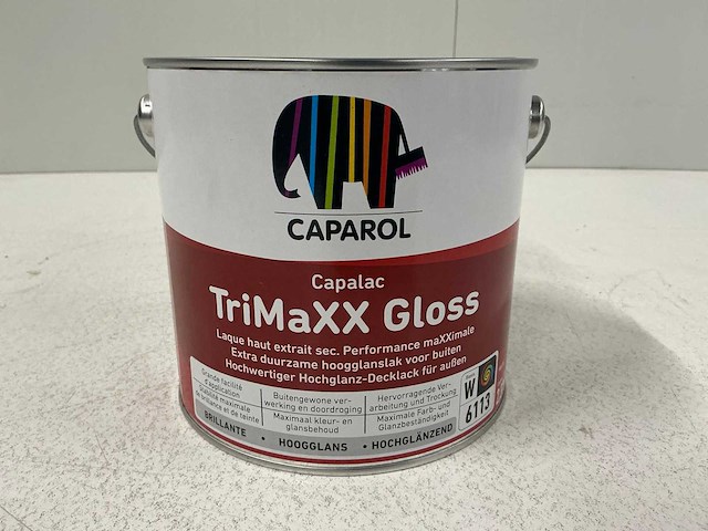 Caparol capalac trimaxx gloss lakverf 2,375l (3x) “ongebruikt” - afbeelding 1 van  1