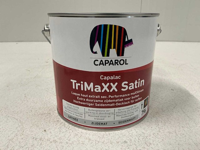 Caparol capalac trimaxx satin lak 2l (4x) “ongebruikt” - afbeelding 1 van  1