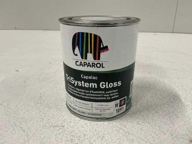 Caparol capalac trisystem gloss verf 0,95l (3x) “ongebruikt” - afbeelding 1 van  1