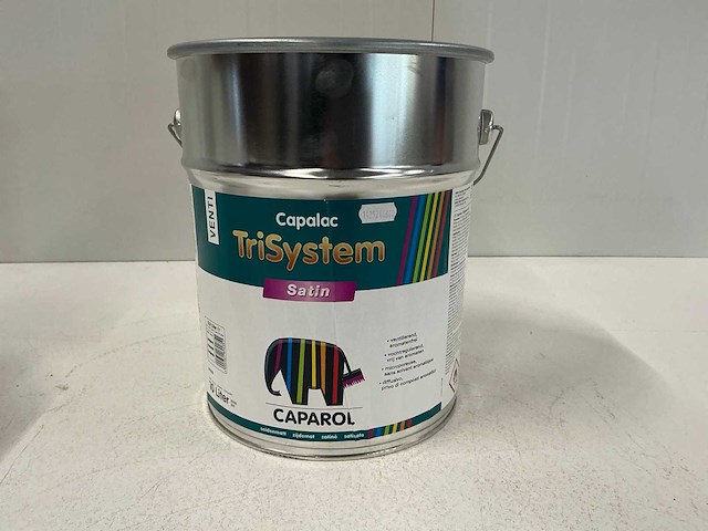 Caparol capalac trisystem satim binnenmuurverf 10l(4x) “ongebruikt” - afbeelding 1 van  1