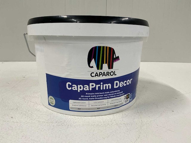 Caparol capaprim decor voorstrijkmiddel 9,4l (3x)” ongebruikt” - afbeelding 1 van  1