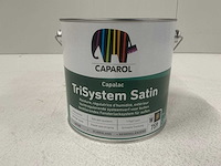 Caparol caparol trisystem satin verf 2,375l (5x) “ongebruikt” - afbeelding 1 van  1