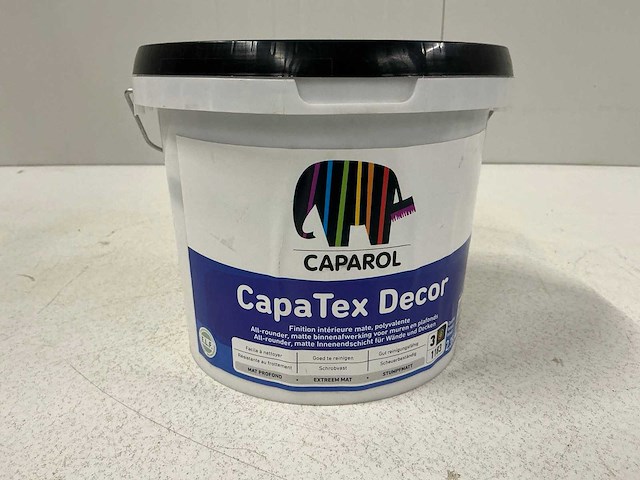 Caparol capatex decor muurverf 2,35l (2x)”ongebruikt” - afbeelding 1 van  1