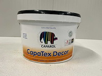 Caparol capatex decor muurverf 9,4l (2x)”ongebruikt” - afbeelding 1 van  1