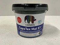 Caparol capatex mat s1+ binnenmuurverf verf 2,35l (2x) “ongebruikt” - afbeelding 1 van  1