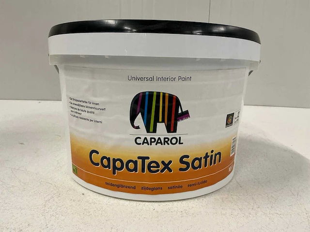 Caparol capatex satin binnenmuurverf 10l (3x) “ongebruikt” - afbeelding 1 van  1