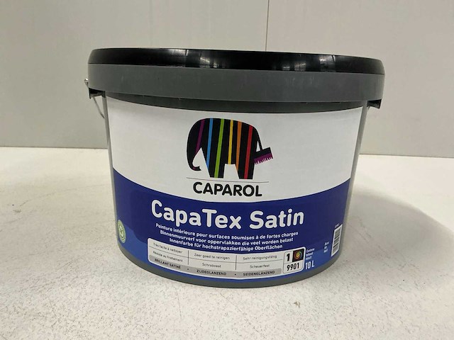 Caparol capatex satin binnenmuurverf 10l (3x) “ongebruikt” - afbeelding 1 van  1