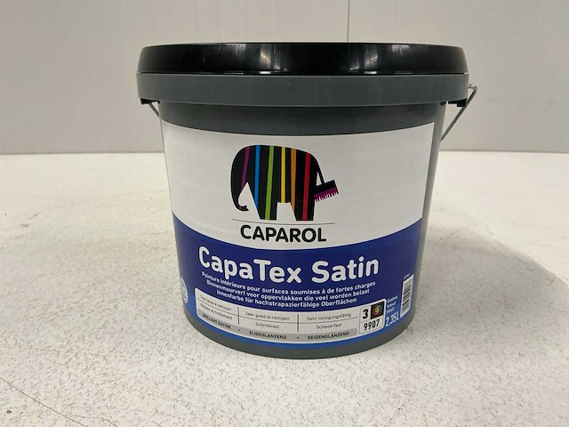 Caparol capatex satin binnenmuurverf 2,35 (2x) “ongebruikt” - afbeelding 1 van  1