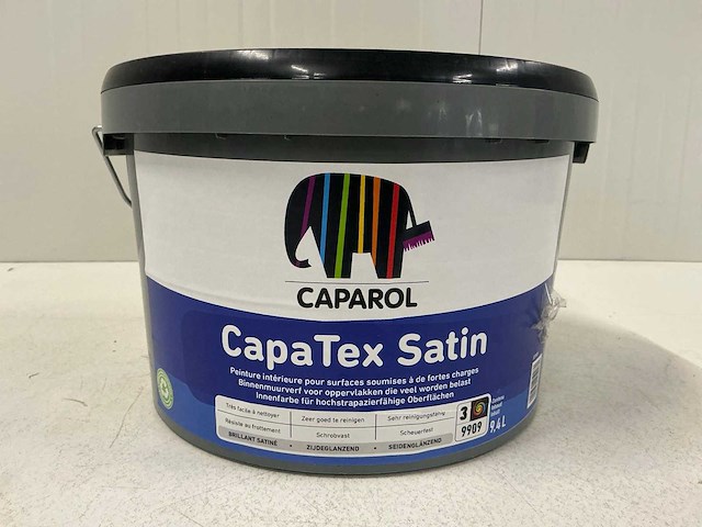 Caparol capatex satin binnenmuurverf 9,4l (2x) “ongebruikt” - afbeelding 1 van  1