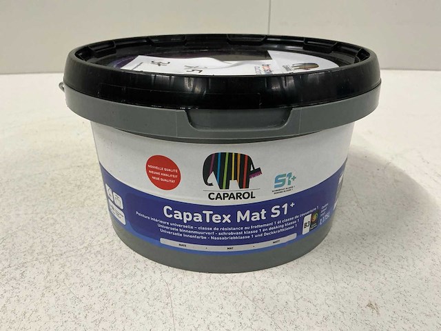 Caparol capatex satin mat s1+ 1,175l (3x) “ongebruikt” - afbeelding 1 van  1