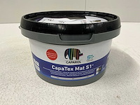 Caparol capatex satin mat s1+ 1,175l (3x) “ongebruikt” - afbeelding 1 van  1
