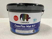 Caparol capatex satin mat s1+ 9,4l (4x) “ongebruikt” - afbeelding 1 van  1