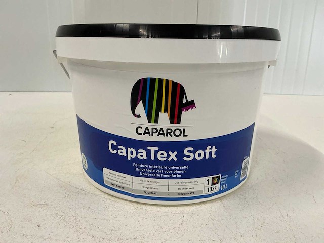 Caparol capatex soft binnenmuurverf 10l (4x) “ongebruikt” - afbeelding 1 van  1