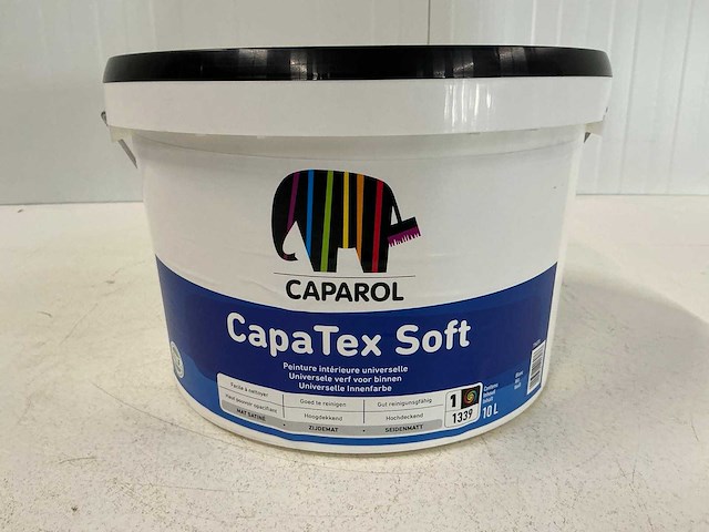 Caparol capatex soft binnenmuurverf 10l (4x) “ongebruikt” - afbeelding 1 van  1