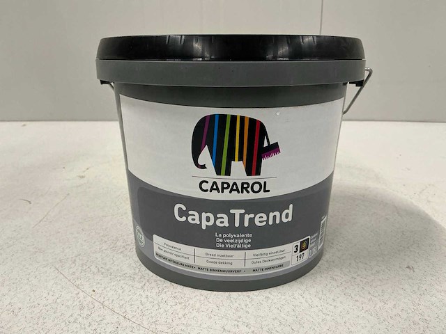 Caparol capatrend binnenmuurverf 2,35l (5x) “ongebruikt” - afbeelding 1 van  1