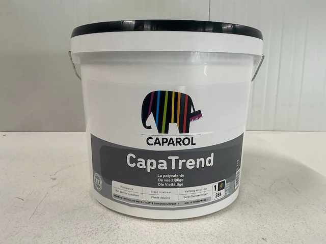Caparol capatrend binnenmuurverf 9,4l (2x)”ongebruikt” - afbeelding 1 van  2