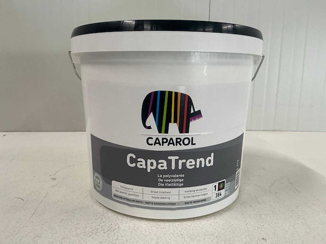 Caparol capatrend binnenmuurverf 9,4l (2x)”ongebruikt” - afbeelding 2 van  2