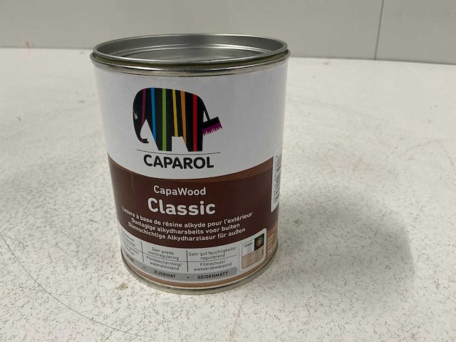 Caparol capawood classic verf 0,75l (10x) “ongebruikt” - afbeelding 1 van  1