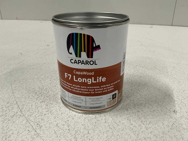 Caparol capawood f7 longlife verf 0,75l (5x) “ongebruikt” - afbeelding 1 van  1