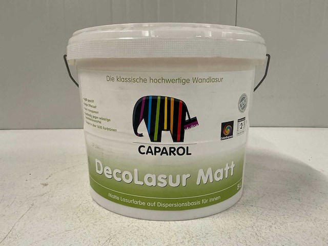 Caparol decolasur matt muurverf 5l (2x) “ongebruikt” - afbeelding 1 van  1