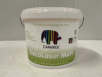 Caparol decolasur matt muurverf 5l (2x) “ongebruikt” - afbeelding 1 van  1