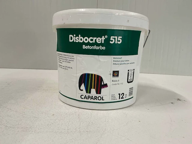 Caparol disbocret 515 betonverf 12l (2x)”ongebruikt” - afbeelding 1 van  1