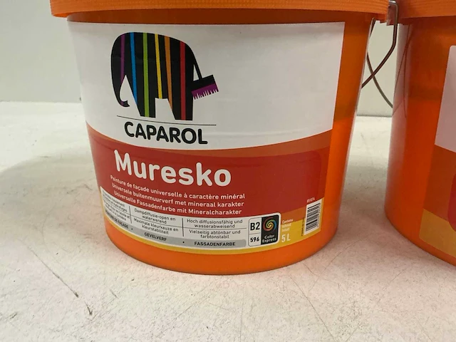 Caparol muresko buitenmuurverf 5l (3x)”ongebruikt” - afbeelding 4 van  4
