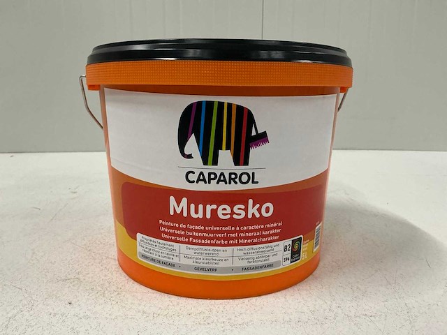 Caparol muresko buitenmuurverf 5l (3x)”ongebruikt” - afbeelding 1 van  1