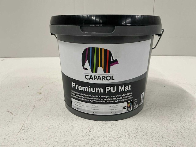 Caparol premium mat binnenmuurverf 2,35 (5x) “ongebruikt” - afbeelding 1 van  1