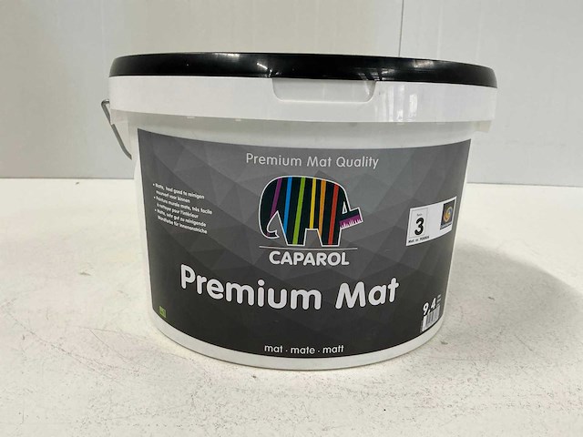 Caparol premium mat binnenmuurverf 9,4l (2x) “ongebruikt” - afbeelding 1 van  1