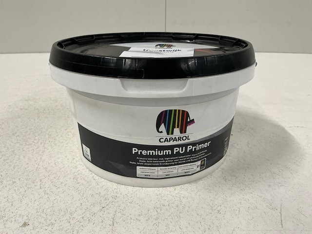 Caparol primium pu primer 1,25l (2x) “ongebruikt” - afbeelding 1 van  1