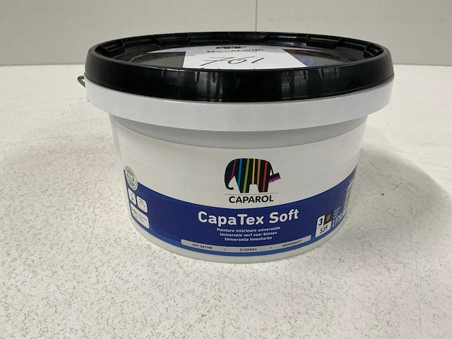 Capatex soft binnenmuurverf 1,175 (4x) “ongebruikt” - afbeelding 1 van  1
