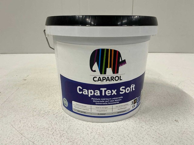 Capatex soft binnenmuurverf 2,35l (4x) “ongebruikt” - afbeelding 1 van  1