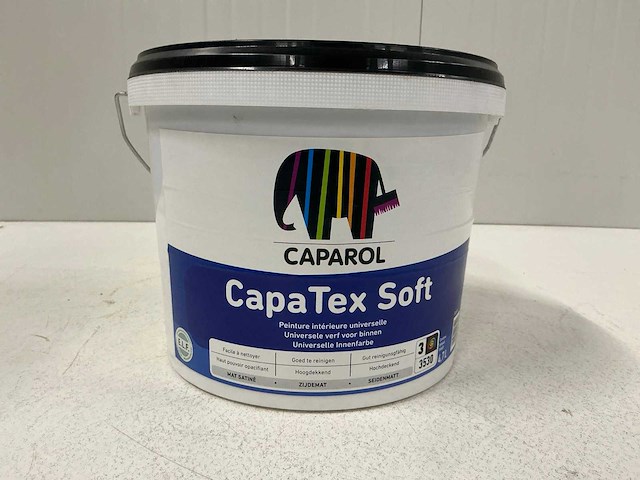 Capatex soft binnenmuurverf 4,7l (2x) “ongebruikt” - afbeelding 1 van  1