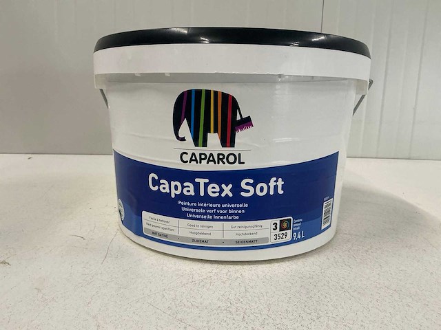 Capatex soft binnenmuurverf 9,4l (3x)”ongebruikt” - afbeelding 1 van  1