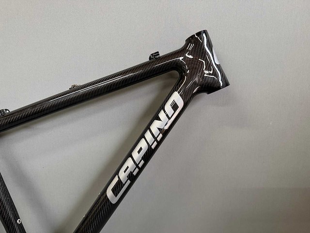 Capino - atb carbon/kevlar - atb frameset carbon 6k met kevlar white carbon versterkte achterbrug - afbeelding 4 van  9